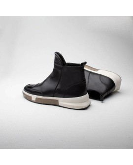 MonochromeChic Erkek Siyah Beyaz Bot 