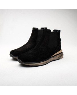 SuedeElegance Erkek Siyah Süet Bot