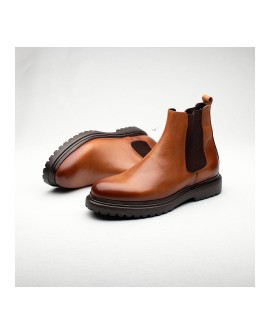 Boy Uzatan Ayakkabı Bot Açık Kahve Rengi