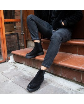 Boy Uzatan Ayakkabı  Kışlık Bot Siyah