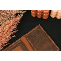 Hakiki Deri Telefon Bölmeli Cüzdan + Kartlık - Geleneksel Zanaat, Modern Fonksiyon