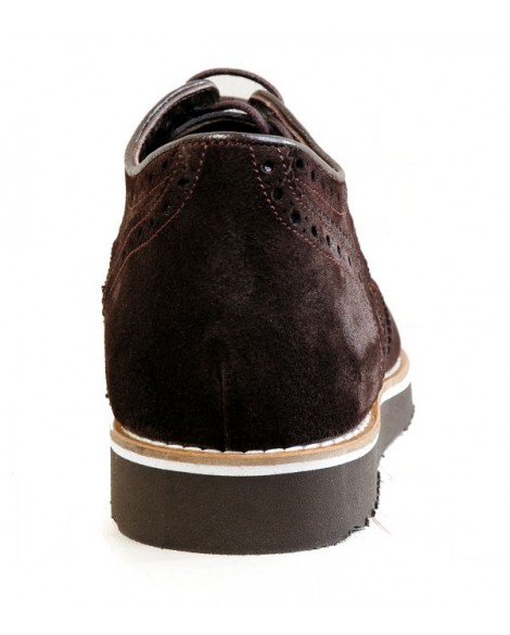 Boy Uzatan Ayakkabı İpek Süet Model Kahverengi